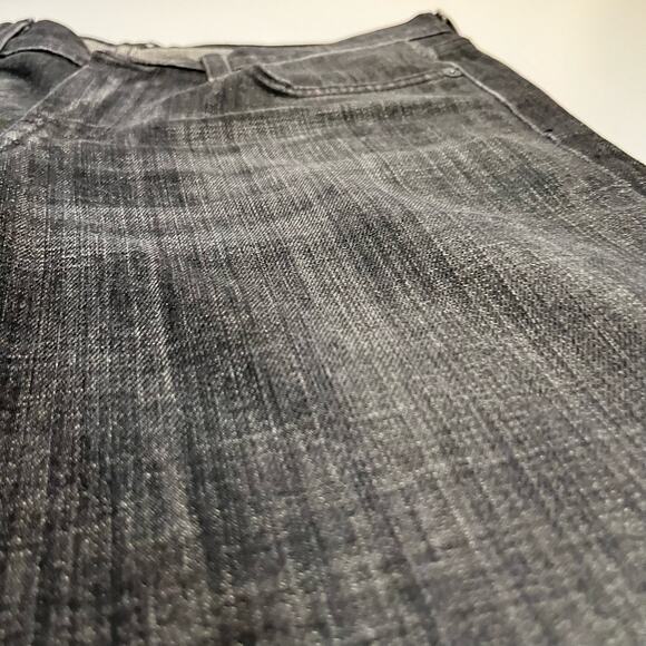 7FAM Dojo Jeans Size 28 Black Flare Diamond Rhinestone - Picture 16 of 16